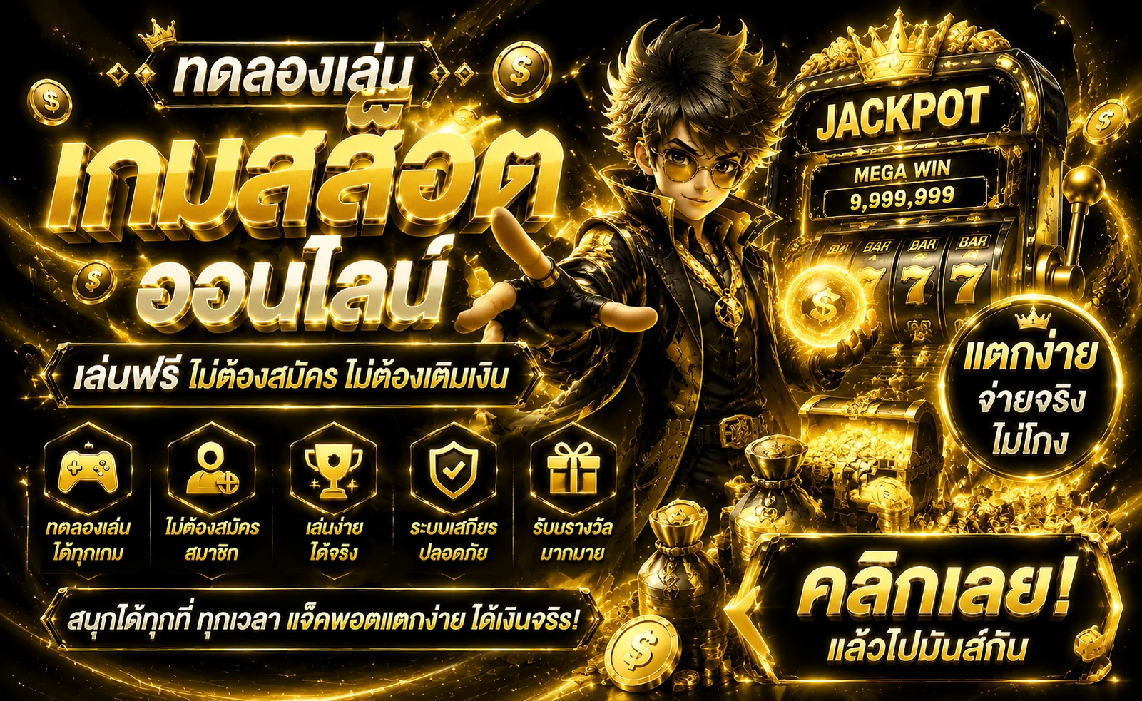 ทดลองเล่นสล็อตฟรี AMB188 เครดิตทดลองไม่ต้องสมัคร